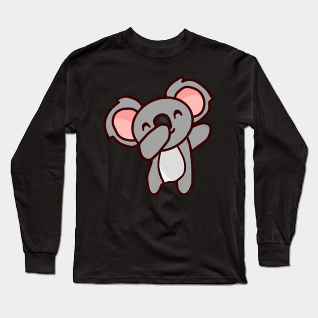 Dabbing Koala Long Sleeve T-Shirt by TheUnknown93